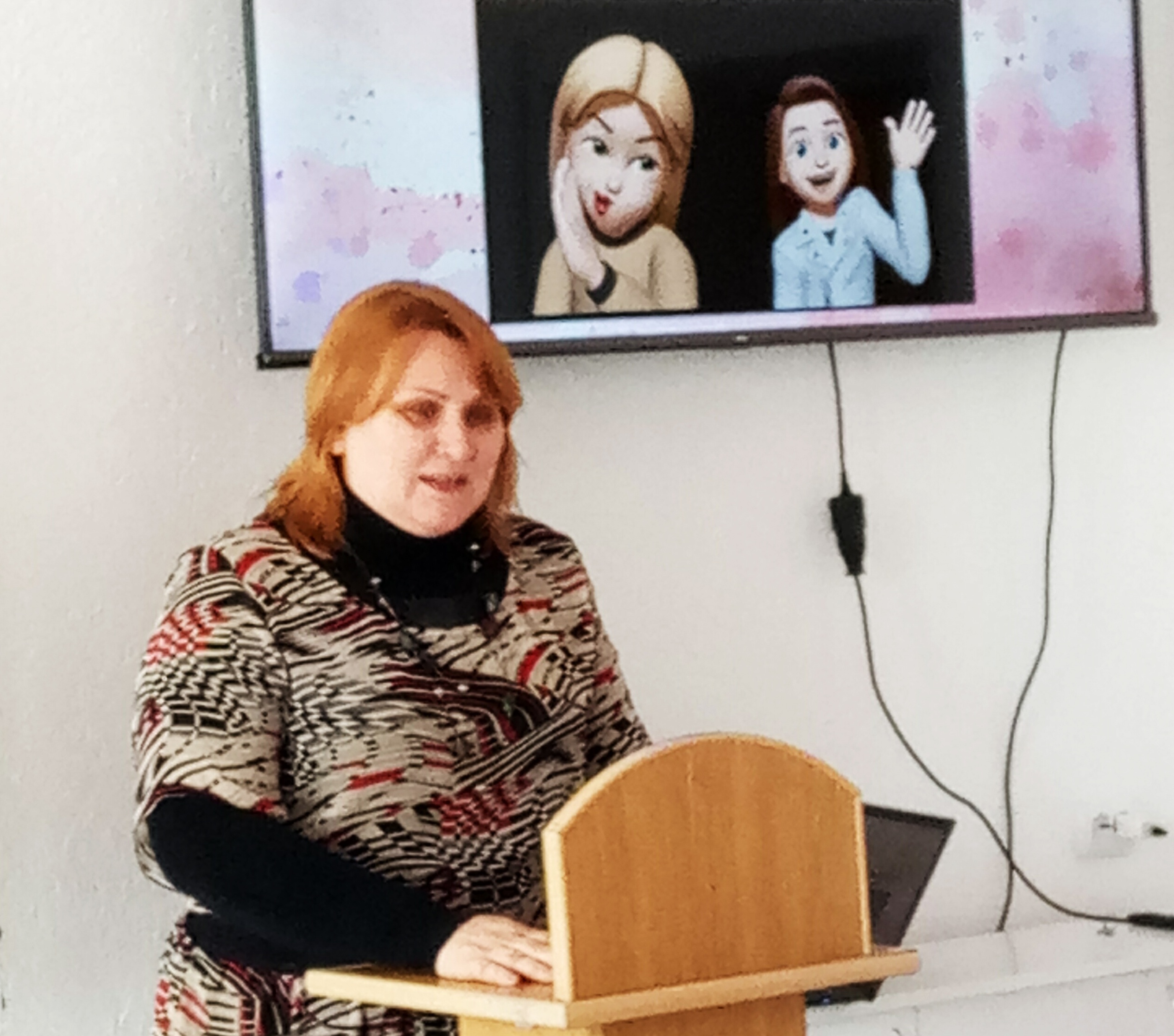 Викладач Заваринська Ірина Федорівна дякує студентам за презентацію матеріалів практики